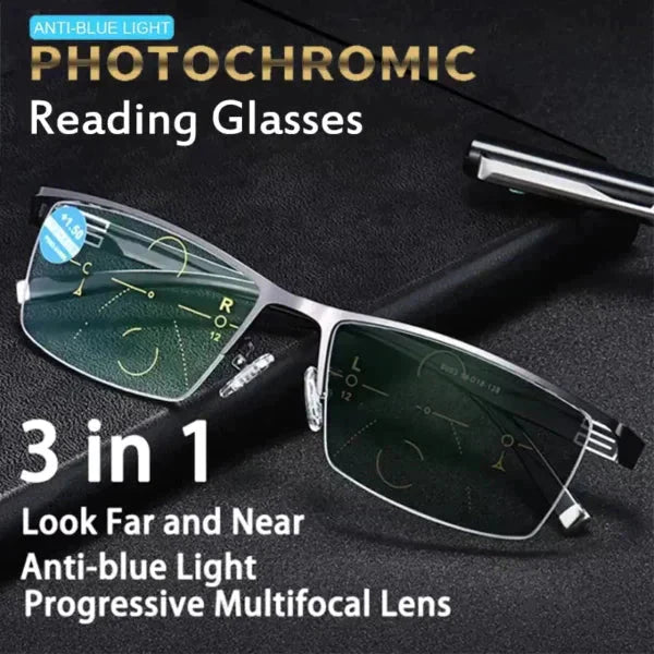 š„ Buy 1 Get 1 Anti-blue Progressive Far And Near Dual-Use Reading Glasses @ Just Rs. 599/- š„