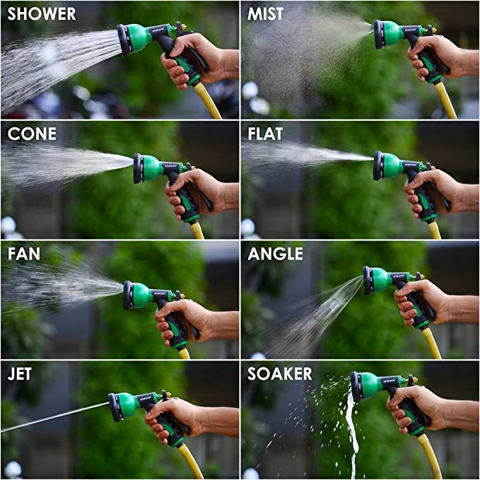 🔥 8 Modes Spraying Water Spray Gun Nozzle @ Never Before Price Just Rs 499/- 🔥