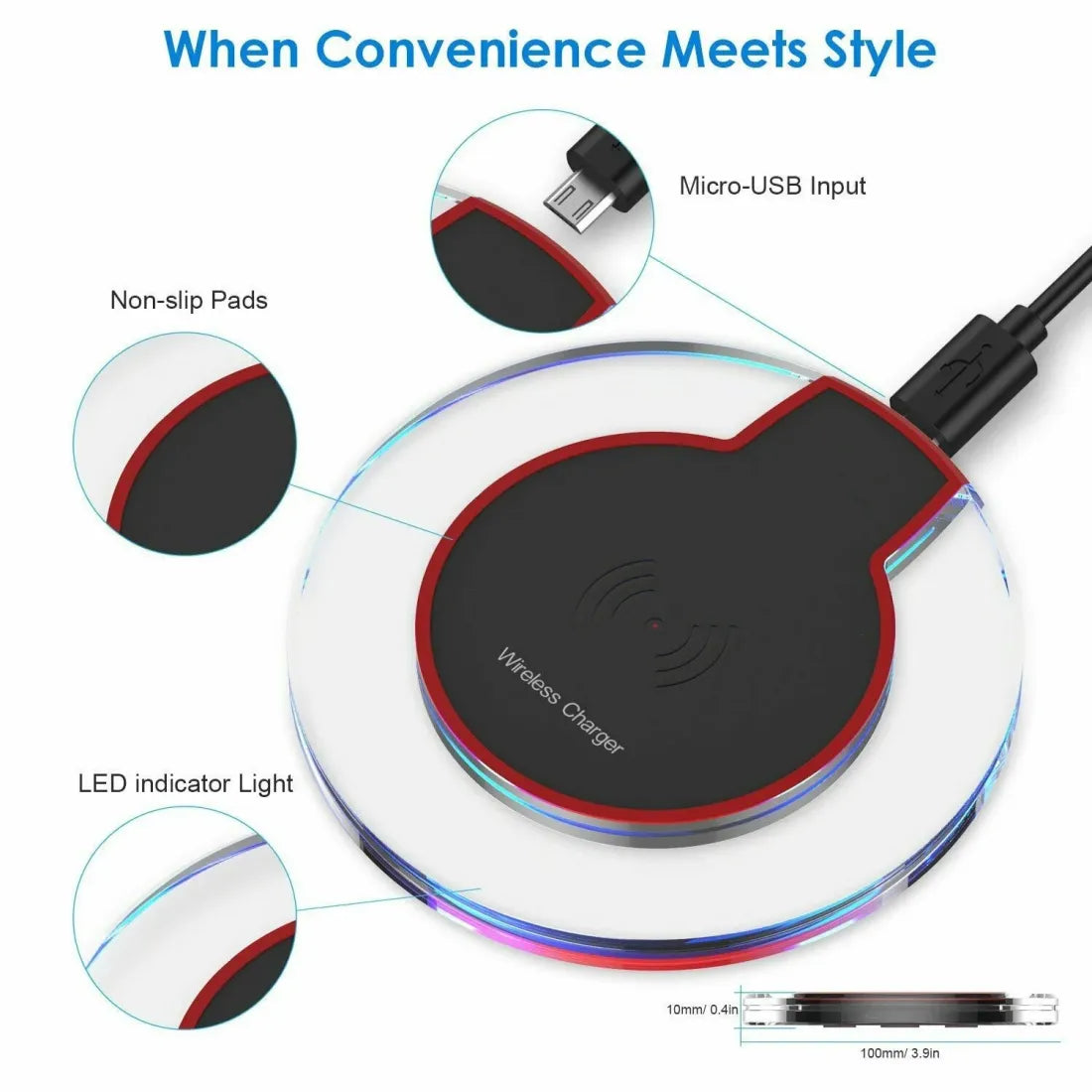 ⚡ Charge Like a Pro! Fantasy Wireless Charger @ Just ₹499/-