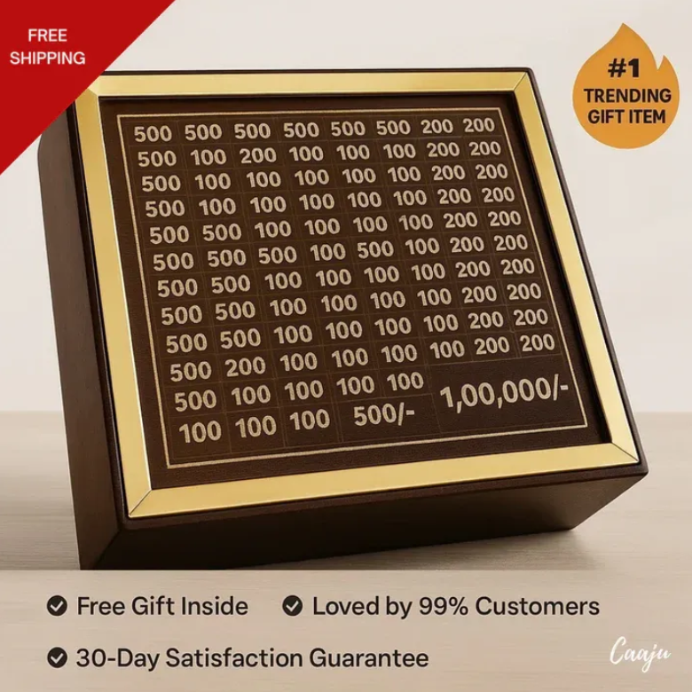 Piggy Bank for Kids & Adults, Savings One Lakh Challenge Box @ just Rs.599/-