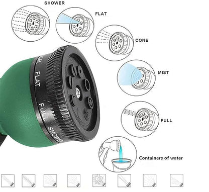 🔥 8 Modes Spraying Water Spray Gun Nozzle @ Never Before Price Just Rs 499/- 🔥
