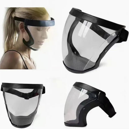 🛡️ Stay Safe in Style: Transparent Full Face Shield + Anti-Fog Safety Glasses @ ₹499