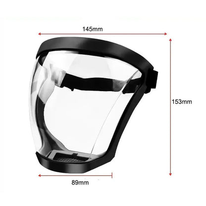 🛡️ Stay Safe in Style: Transparent Full Face Shield + Anti-Fog Safety Glasses @ ₹499