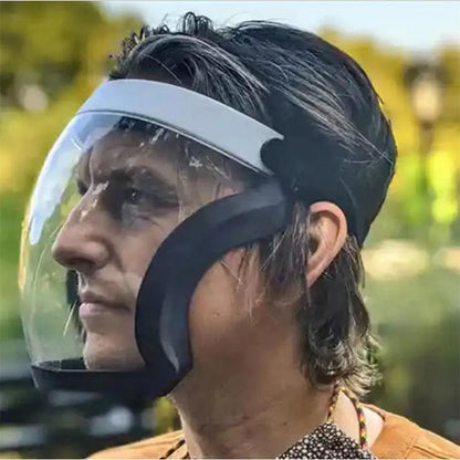 🛡️ Stay Safe in Style: Transparent Full Face Shield + Anti-Fog Safety Glasses @ ₹499