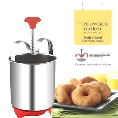 Stainless Steel Medu Vada Maker with Stand – Perfect Vadas Every Time @ Just ₹499