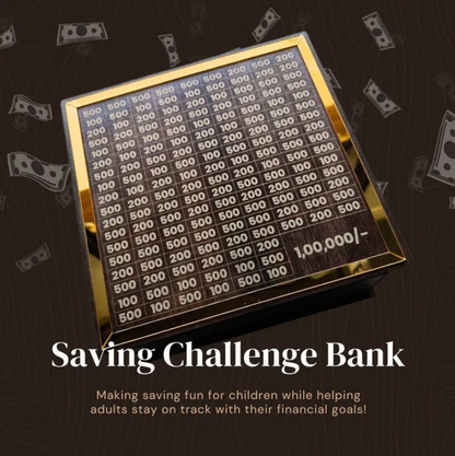 Piggy Bank for Kids & Adults, Savings One Lakh Challenge Box @ just Rs.599/-