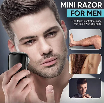 Unisex Rechargeable Mini Electric Pocket Size Shaver @Just Rs. 499/- Easy One-Button Use for Travel